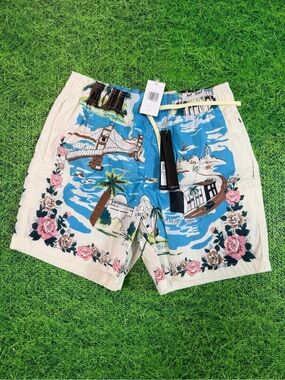 Amiri California Hawaiian Swim Shorts - NWT  Size Small